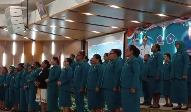 Pengukuhan dan Pelantikan Pengurus TP-PKK Sorong Selatan Masa Bhakti 2025–2030