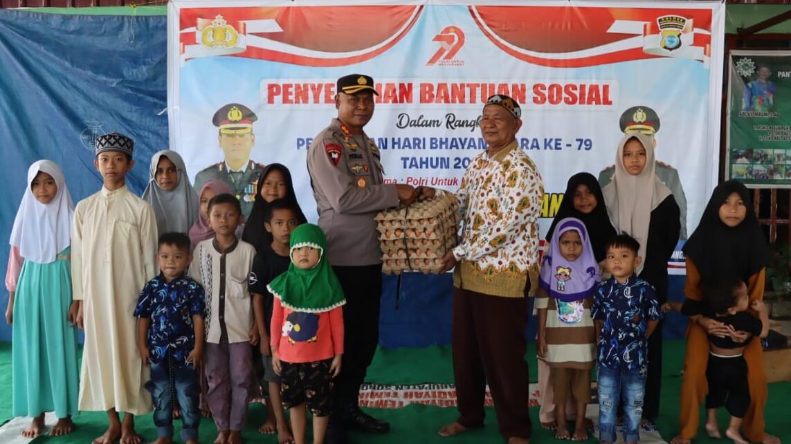 Polres Sorong Selatan Salurkan Bansos ke Panti Asuhan Muhammadiyah
