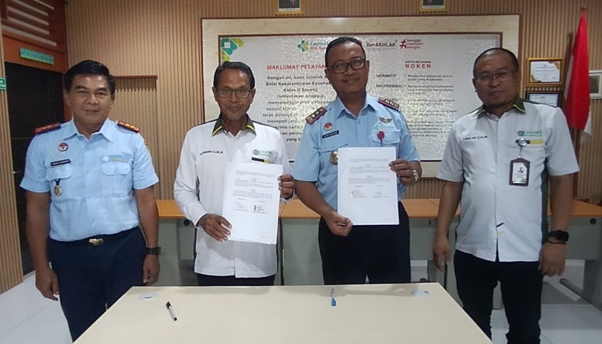 Bersama Majukan Pendidikan: UNAMIN dan Balai Kekarantinaan Sorong Teken MoU