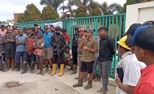 Karyawan PT. PMP Gelar Aksi Damai Tuntut Kejelasan Hak