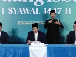 Sidang Isbat :  Lebaran Idul Fitri 1447 H Jatuh pada Sabtu 21 Maret 2026