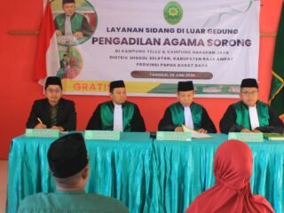Menembus Ombak, PA Sorong Hadirkan Keadilan hingga Pelosok Misool Selatan