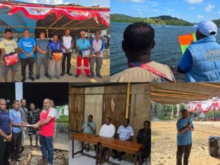 Semarak HUT RI Ke-81 di Kampung Usaha Jaya, Senator Mamberob Rumakiek Buka Lomba, Salurkan Bantuan dan Serap Aspirasi Warga