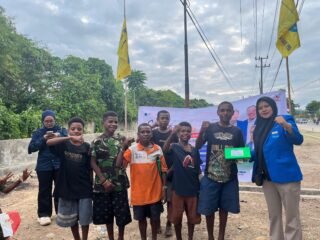 KOPRI PMII PB–PBD Gelar Kegiatan Edukatif dan Sosial untuk Anak-anak KM 8 Sorong