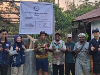 Atasi Keterbatasan Air Kolam, Tim 11 TEP UB Hadirkan Pompa dan Filter Air di Klamono