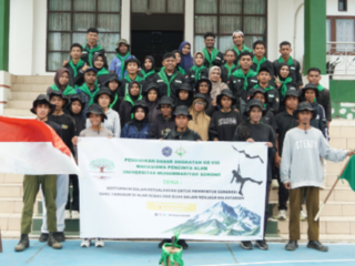 Mapala UNAMIN Gelar Pradiksar Angkatan VIII di Air Terjun Malanu