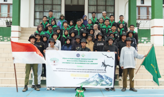 Mapala UNAMIN Gelar Pradiksar Angkatan VIII di Air Terjun Malanu